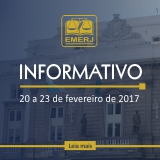 Informativo Semanal - 20 a 23 de fevereiro de 2017