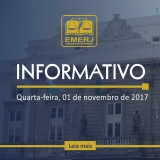 Informativo -Quarta-feira, 01 de novembro de 2017