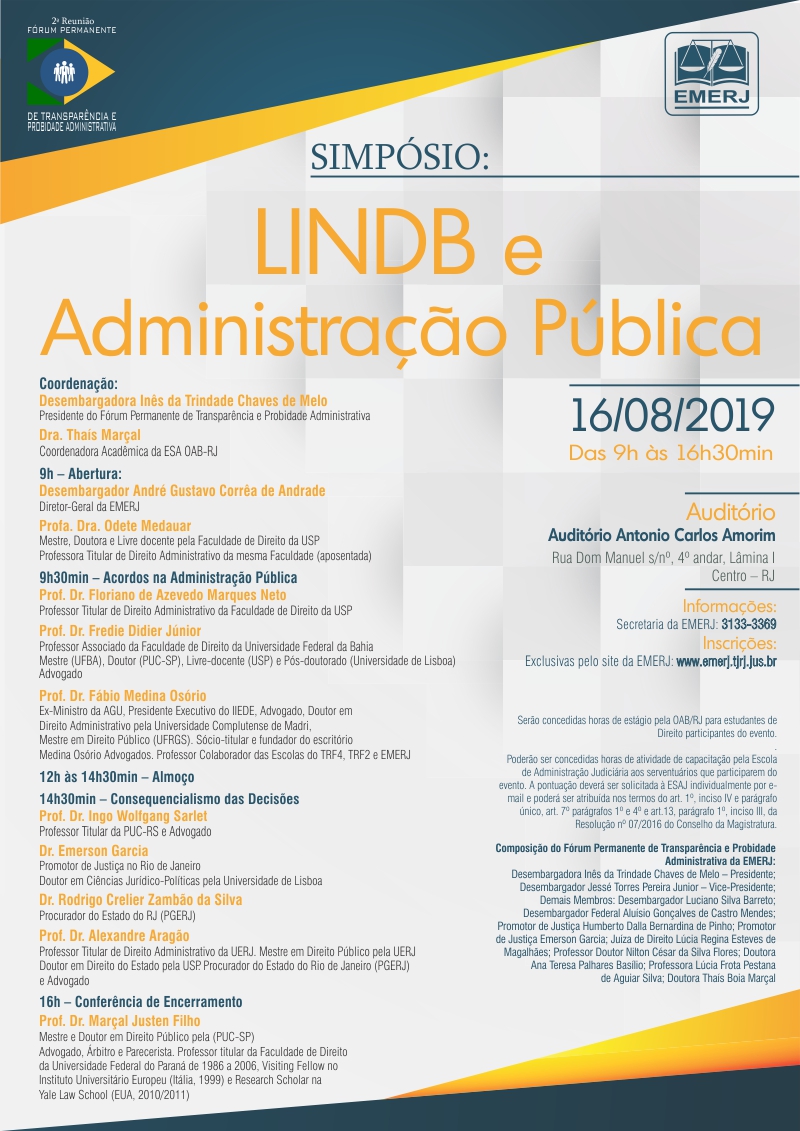 Simpósio: LINDB e Administração Pública