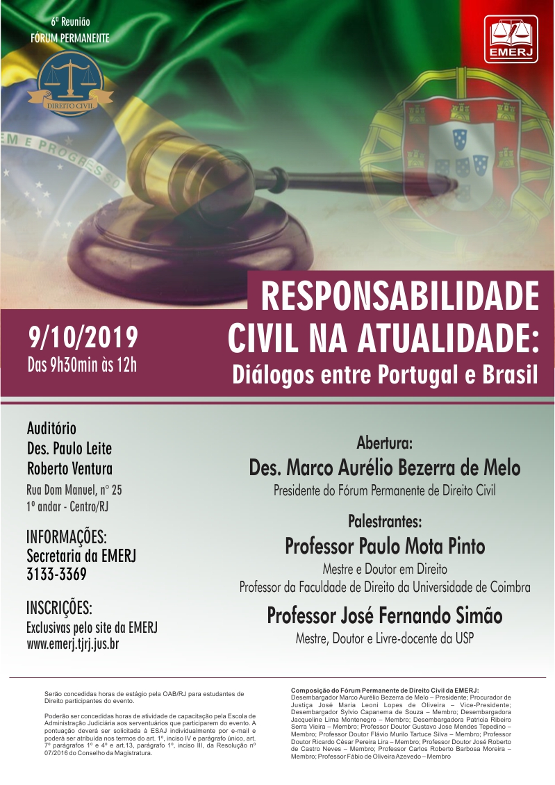 Responsabilidade Civil na atualidade: Diálogos entre Portugal e Brasil