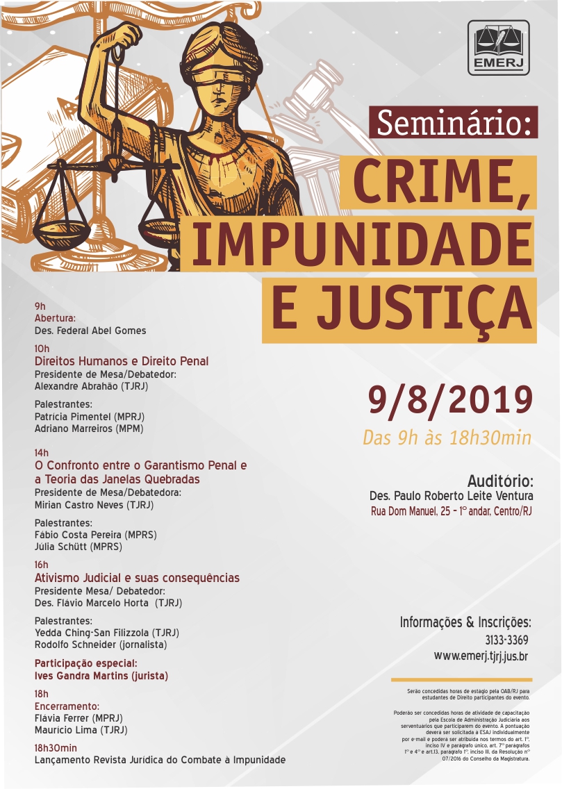 Seminário: Crime, Impunidade e Justiça