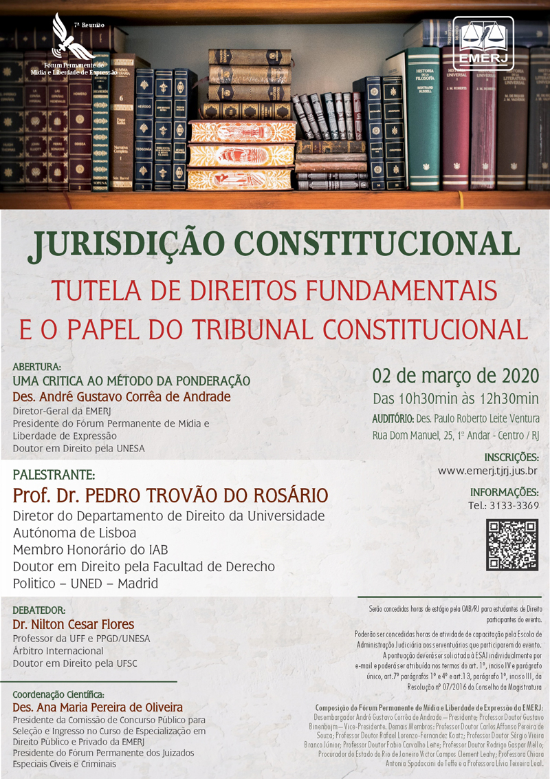 Jurisdição Constitucional Tutela de Direitos Fundamentais e o Papel do Tribunal Constitucional