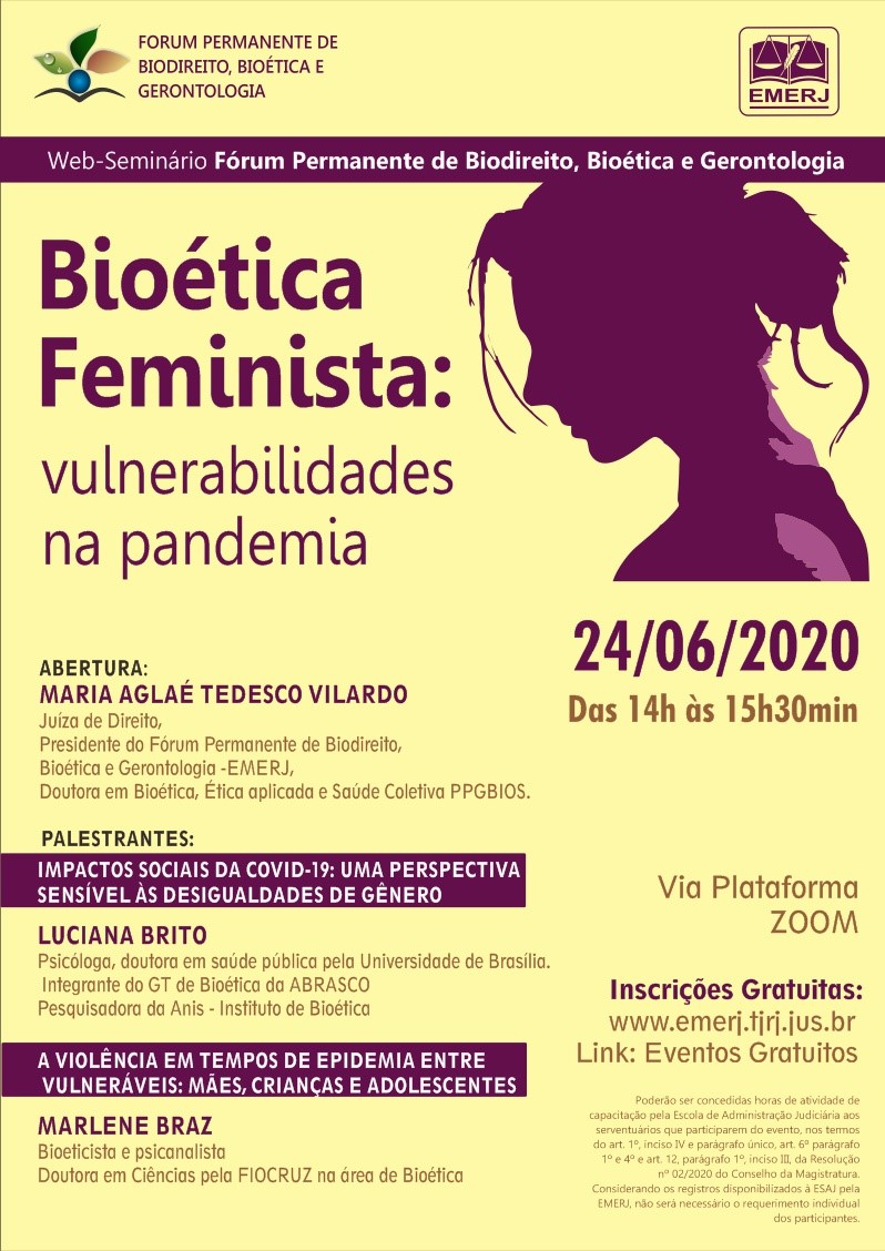 
 Bioética Feminista: vulnerabilidades na pandemia   