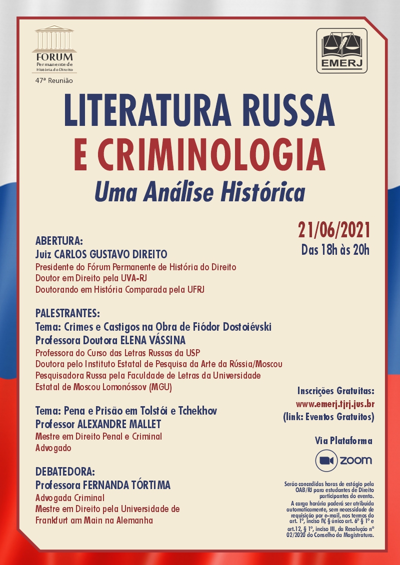 LITERATURA RUSSA E CRIMINOLOGIA – UMA ANÁLISE HISTÓRICA 