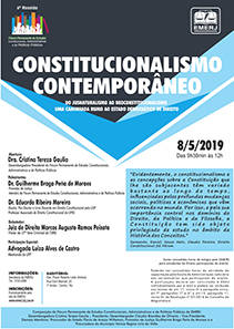 Constitucionalismo Contemporâneo do Jusnaturalismo ao Neoconstitucionalismo uma Caminhada Rumo ao Estado Democrático de Direito