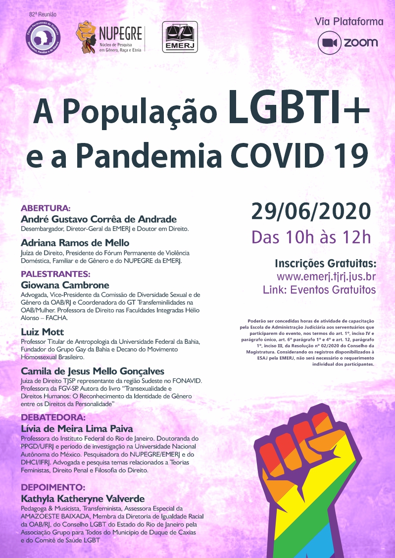 A População LGBTI+ e a Pandemia COVID 19