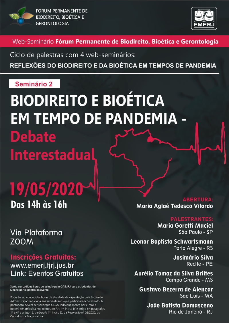 Biodireito e Bioética em Tempo de Pandemia - Debate Interestadual