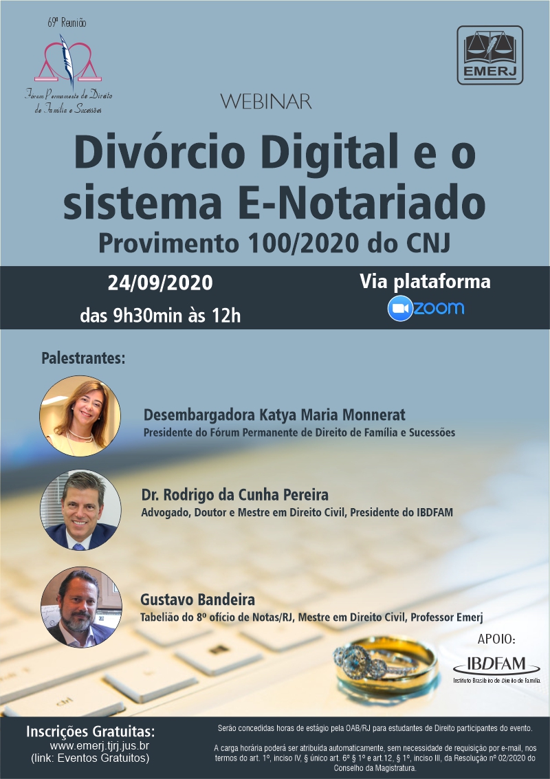 Divórcio Digital e o Sistema E-Notariado - Provimento 100/2020 do CNJ