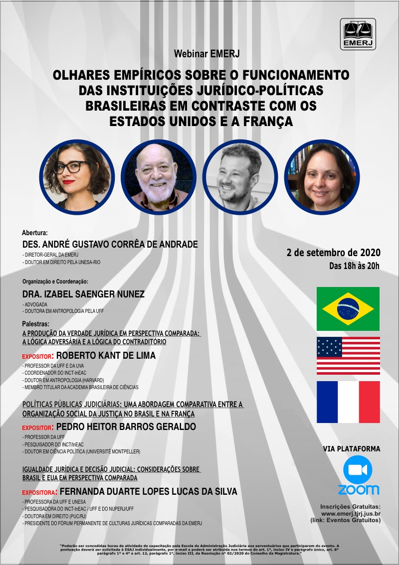 Olhares Empíricos sobre o Funcionamento das Instituições Jurídico-Políticas Brasileiras em Contraste com os Estados Unidos e a França