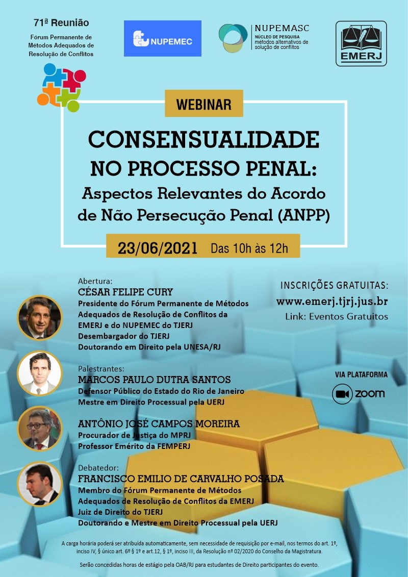 Consensualidade no Processo Penal: Aspectos Relevantes do Acordo de Não Persecução Penal (ANPP)