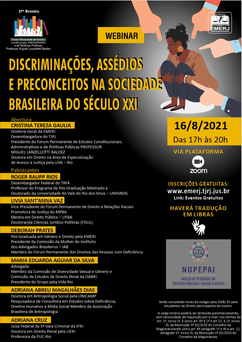 Discriminações, Assédios e Preconceitos Na Sociedade Brasileira Do Século XXI