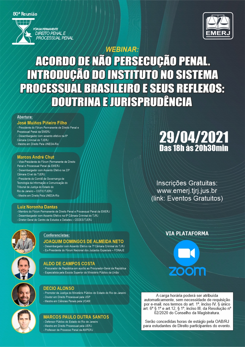 Acordo de Não Persecução Penal. Introdução do Instituto no Sistema Processual Brasileiro e seus Reflexos: Doutrina e Jurisprudência