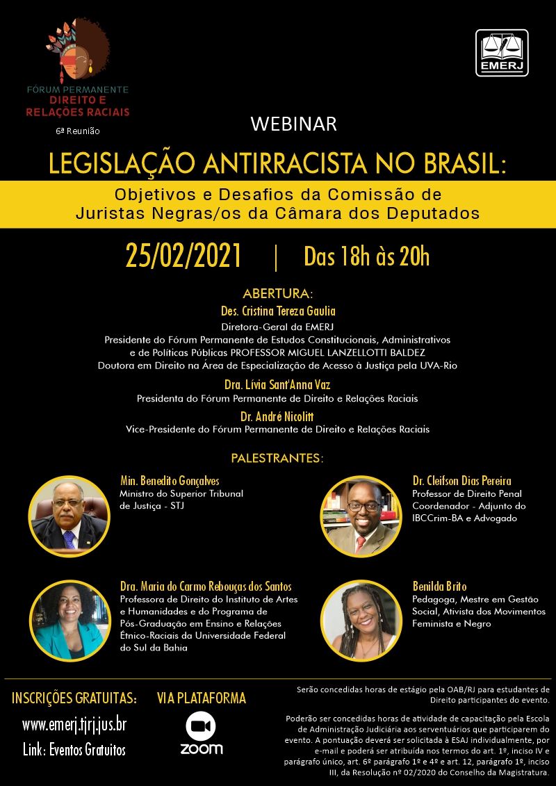 Legislação Antirracista no Brasil: Objetivos e Desafios da Comissão de Juristas Negras/os da Câmara dos Deputados