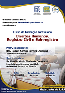 Curso Direitos Humanos, Registro Civil e Sub-registro