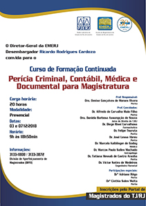Curso Perícia Criminal, Contábil, Médica e Documental para Magistratura