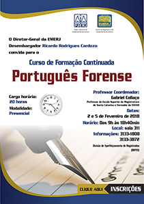Curso Português Forense
