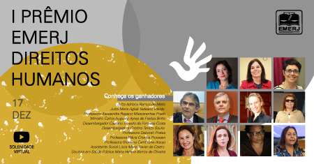 EMERJ lança 1º Prêmio Direitos Humanos com a condecoração de onze personalidades