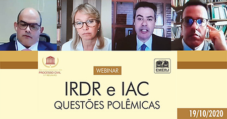 IRDR e IAC – questões polêmicas foi o tema tratado na 14ª reunião do Fórum Permanente de Processo Civil da EMERJ