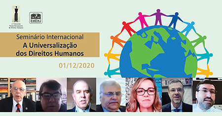 Seminário internacional da EMERJ trata da universalização dos direitos humanos