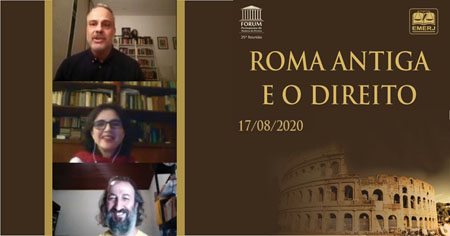 Em webinar, professores falam sobre conceitos da Roma Antiga