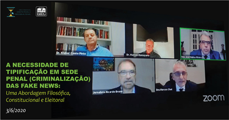 Fórum da EMERJ reúne magistrados, procuradores e jornalista em debate sobre as fake news