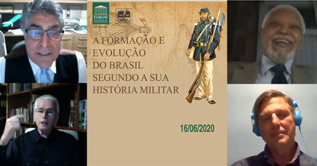 Fórum Permanente de História do Direito promoveu encontro virtual sobre história militar do Brasil