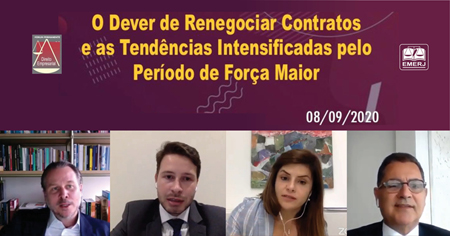 Operadores do Direito da Itália e do Brasil debatem a renegociação dos contratos em tempos de pandemia