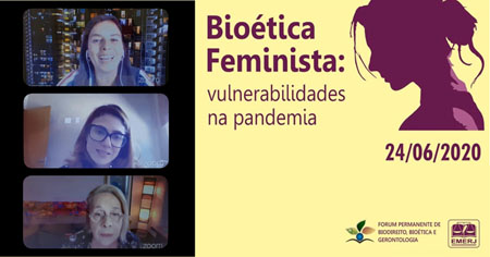 Palestrantes abordam a vulnerabilidade das mulheres em tempos de pandemia