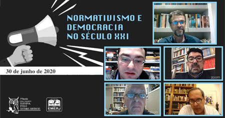 Professores debatem sobre Direito e democracia durante encontro online
