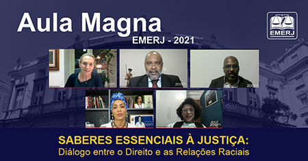 Aula Magna da EMERJ reúne integrantes da Comissão de Juristas Negros da Câmara dos Deputados para debater questões sociais