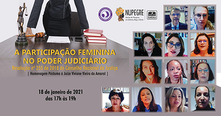 EMERJ homenageia a juíza Viviane Vieira do Amaral com webinário sobre a mulher no Judiciário