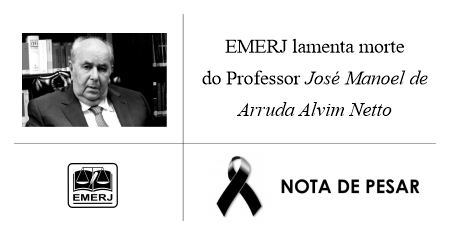 EMERJ lamenta a morte do professor José Manoel de Arruda Alvim Netto