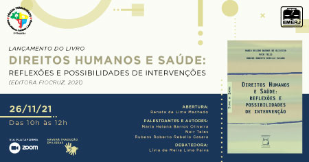 imagem que representa a notícia - EMERJ promove lançamento do livro Direitos Humanos e Saúde