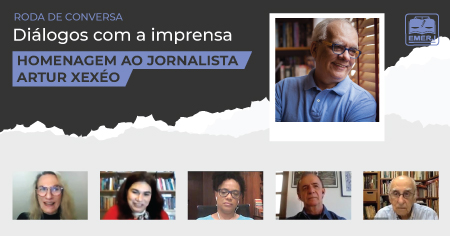 Magistrados e jornalistas homenageiam Artur Xexéo em webinar da EMERJ