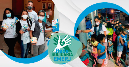 O projeto “Rede Solidária EMERJ” começa a distribuir as doações do mês de junho Campanha recebe donativos até o fim do mês