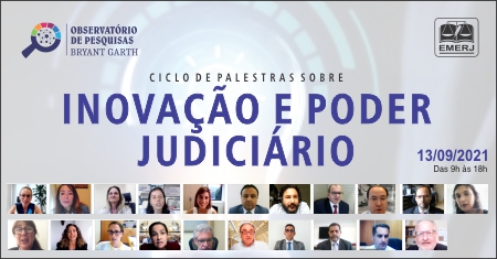 O 1º webinar da semana traz juristas internacionais para o debate sobre “Inovação e Poder Judiciário” e diretora-geral anuncia novo Fórum Permanente