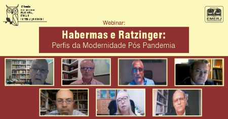 O debate entre Habermas e Ratzinger foi tema de webinar da EMERJ