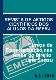 Revista do Curso de Especialização em Direito do Consumidor e Responsabilidade Civil da EMERJ N.2 - 2013