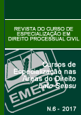 Revista do Curso de Especialização em Direito Processual Civil da EMERJ N.6 - 2017
