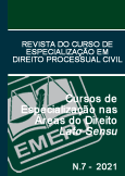 Revista do Curso de Especialização em Direito Processual Civil da EMERJ N.7 - 2021