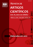 Revista de Artigos Científicos dos Alunos da EMERJ - Volume 14 - nº único - 2022