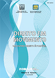 capa Revista Direito em Movimento V.16 - Número 1 - 2018