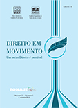 capa Revista Direito em Movimento V.17 - Número 1 - 2019