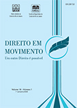 capa Revista Direito em Movimento V.18 - Número 1 - 2020