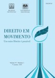 capa Revista Direito em Movimento V.19 - Número 1