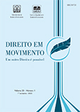 capa Revista Direito em Movimento Volume 20 - Número 2