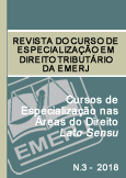 Revista do Curso de Especialização em Direito Tributário da EMERJ
